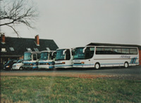 1994 der erste Bus mit Klimaanlage ( heute Standard in unseren Fahrzeugen). Der 4. Reisebus folgte im Jahr 1997.
